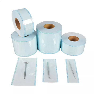 50mmx200mm Heat Sealing Medical Sterile Packaging Sterilization Pouch Bags Flat Reels