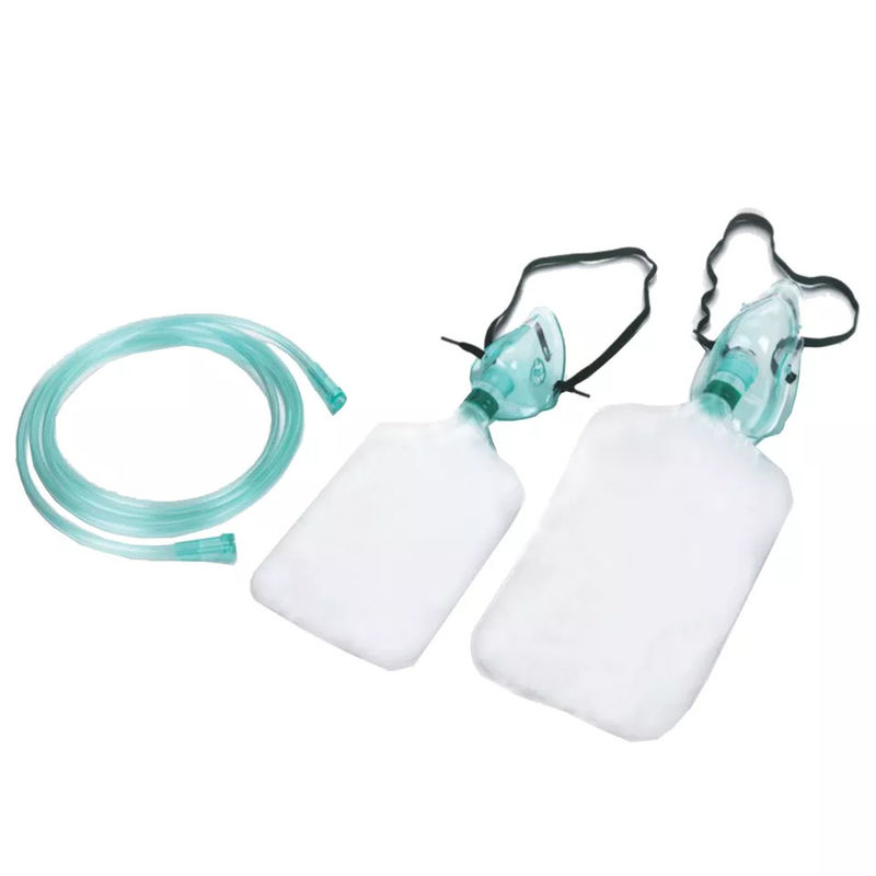 Medical Grade Pvc Non-Rebreather Oxygen Mask Adult Oxygen Mask