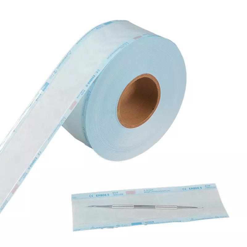 50mmx200mm Heat Sealing Medical Sterile Packaging Sterilization Pouch Bags Flat Reels